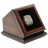 NFL 2015 Super Bowl L 50 Denver Broncos Championship Replica Fan Ring with Wooden Display Case - Miller